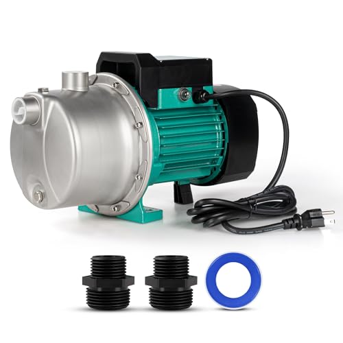 PUMPMAN 1.5HP Shallow Jet Well Pump with Stainless Steel