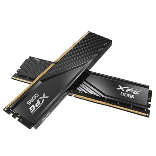 Image of ADATA XPG Lancer Blade RGB 16GB (1 x 16GB) DDR5 5600MHz CL46 Desktop Memory RAM - Black | Gaming U-DIMM Memory Module | Intel & AMD Compatible (Black)