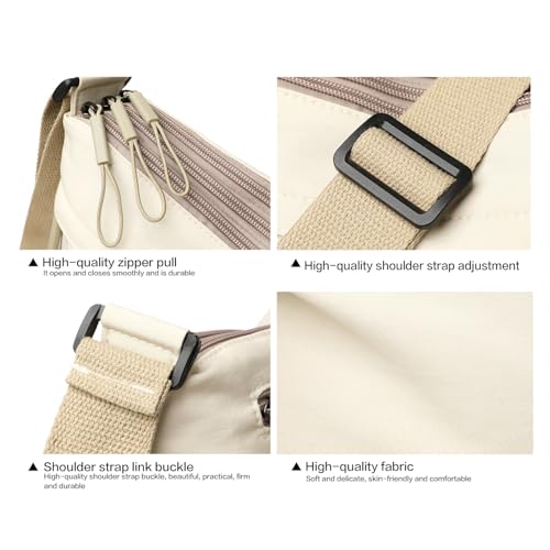 Crossbody Bags for Women, Small Shoulder Bag Nylon Lightweight Casual Simple Suitable for Work daily travel4