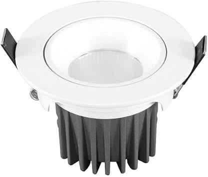 5W,7W,10W,12W,15W LED Recessed Trim Ceiling Light Canless Downlight 2in 3in 3.5in Round White Trim,Round Flat Panel Light,3 Color Temperature