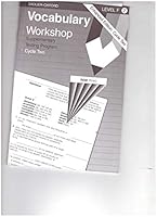 Vocabulary Workshop: Level F, Supplementary Testing Program: Cycle 2, Enhanced Edition 0821506412 Book Cover