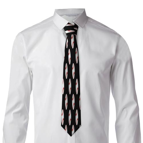 Baseball Men'S Classic Silk Smooth Tie, Suitable For Pairing With Formal Occasions4