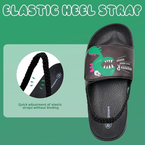 Image of IceUnicorn Kids Girls Slide Sandals Toddler Slippers Boys Non-slip Summer Casual Beach Water Shoes for Indoor & Outdoor