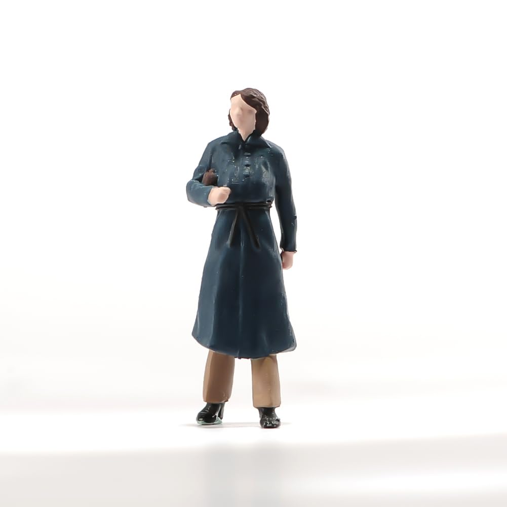 ZEDACAKAI Figurine 1/43 Homme & Femme Avec Pistolet – Miniatures Diorama Non Peintes – Échelle 1:43 / 1:35 / 1:24