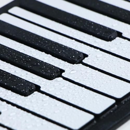 Baoblaze Clavier de Piano électrique enroulable à, en Silicone pliable, pour la programmation du salon, pour enfants - Les Beatles, Paul McCartney, John Lennon, RIngo Starr, George Harrison Baoblaze Clavier de Piano électrique enroulable à, en Silicone pliable, pour la programmation du salon, pour enfants – Image 4