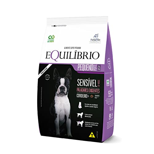 RAÇÃO CÃES EQUILIBRIO CÃES RAÇAS PEQUENAS ADULTO SENSÍVEL CORDEIRO 7,5KG