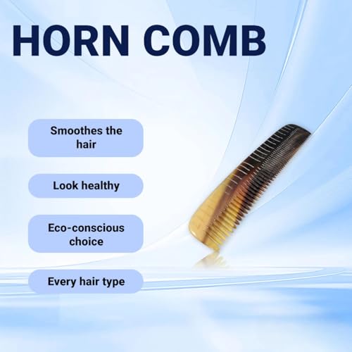 Image of SOFIYA CRAFT natural comb horn for man & women