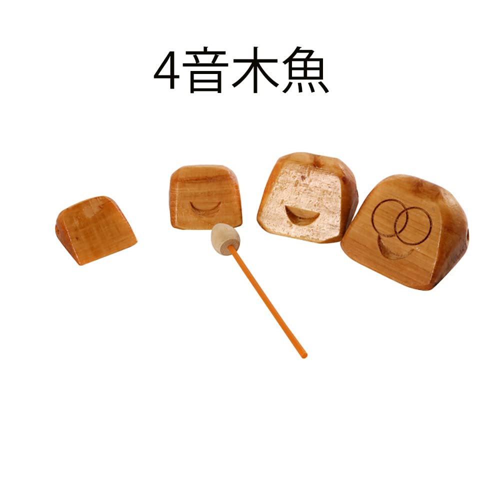 Amazon.co.jp: 木魚 子供の教育音楽玩具-木魚 木魚 ミニ セット 携帯