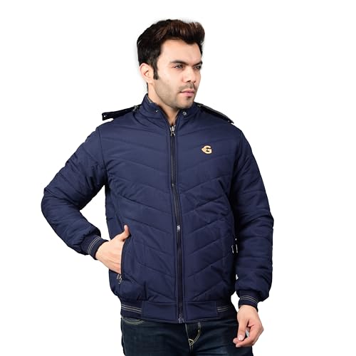 Image of Quark Export Quality Reversible Puffer Jacket in GLD Material best for Winterwear /Hiking /Biking /Camping /Mountaineering /Racing /Climbing /Tracking(Control Temperature up to 3 Degree Celsius.)(3C)
