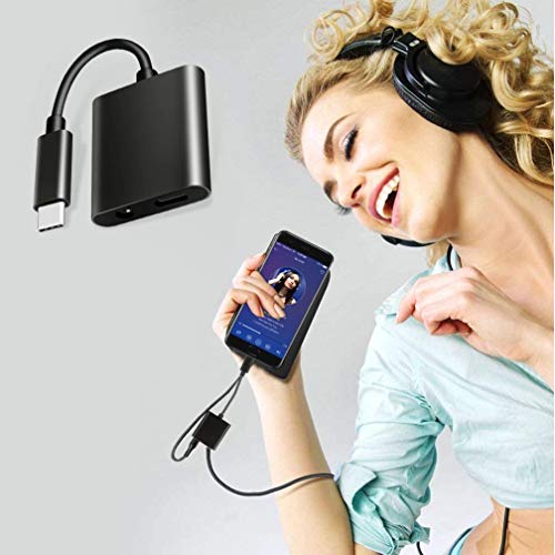 Samsung Galaxy S23 Headphone Adapter, 2 In 1 Usb C To 3.5Mm Headphone And Pd 60W Charging Adapter Compatible With Pixel 7/7Pro/6Pro5/4/3Xl, Samsung Galaxy S23+/S23 Ultra/S22/S22 Ultra/S21/S20/Note 20 #TOP6