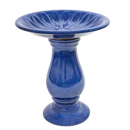 Sunnydaze Galaxy Blue Bird Bath
