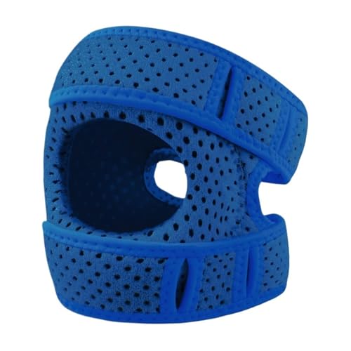 CHYLMAPHEN Adjustable Sports Knee Pads Brace Sports Running Tennis Knee Protection Gym Safety for Volleyball Football Dance Yoga Tennis Running(Blue,1 Pair)