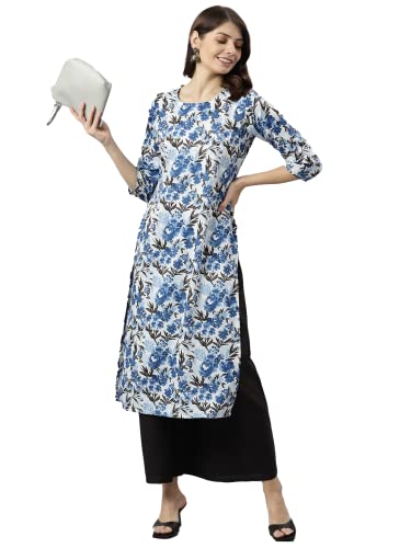Image of ANNI DESIGNER Women's Crepe Regular Kurta