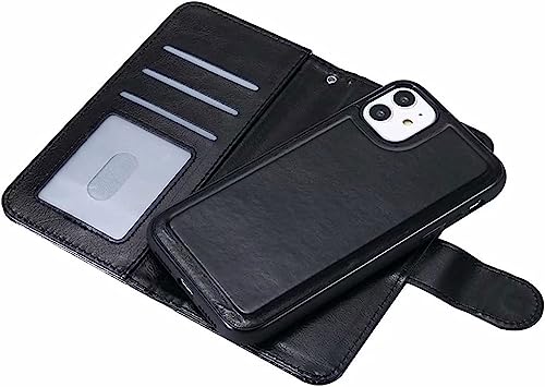 Étui rabat iPhone 14 Pro Max en cuir noir pour des déplacements simplifiés - 4