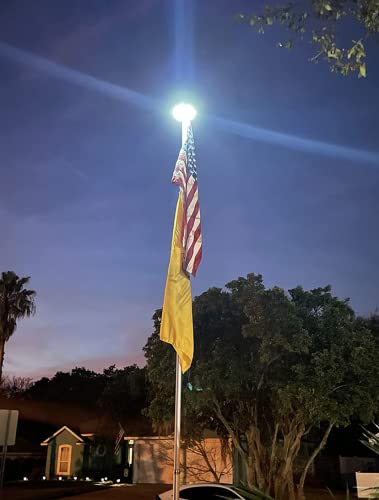 Ppq 136LED UFO Solar Flagpole Led Light,New 136 Led 10000H Lifespan Flag Pole Light thumb #7