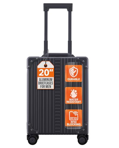 Image of All-Aluminum Vertical Carry-On Business Briefcase