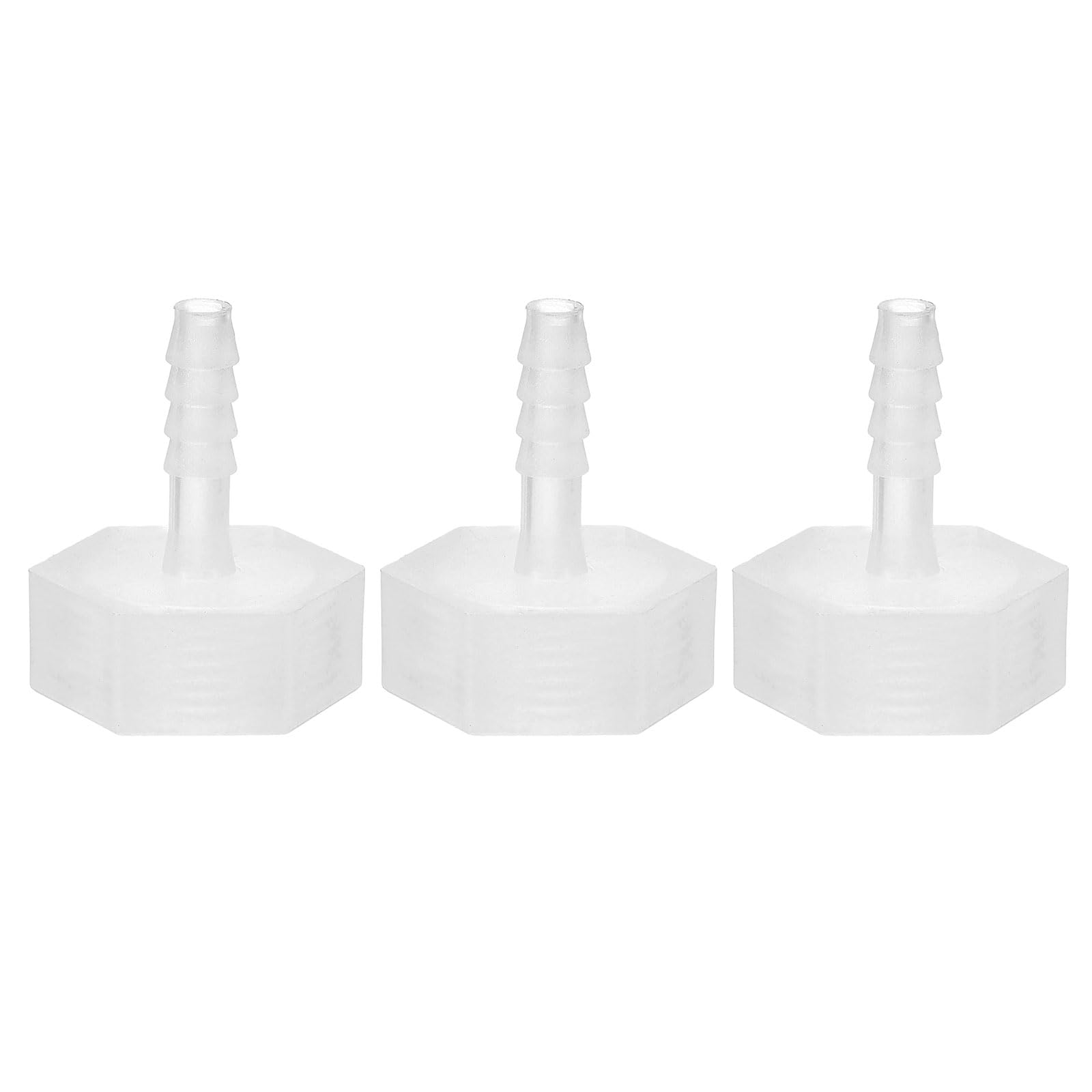 Conector de manguera de 6mm evita fugas en el agua del acuario y tubos de riego 3 piezas