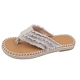 Eaylis Sommer Damen Pantoffeln,Badeschuhe Schlappen lässige Strand Slippers Flip Flop Sandalen Strand Slip-On Plattform Flache Schuhe Wedge Heel Schuhe Sommerschuhe für Frauen Mädchen