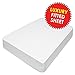 Premium Microfiber FITTED Bed Sheet Ultra Soft Luxury 15" DEEP POCKETS by My Perfect Nights (QUEEN, WHITE)