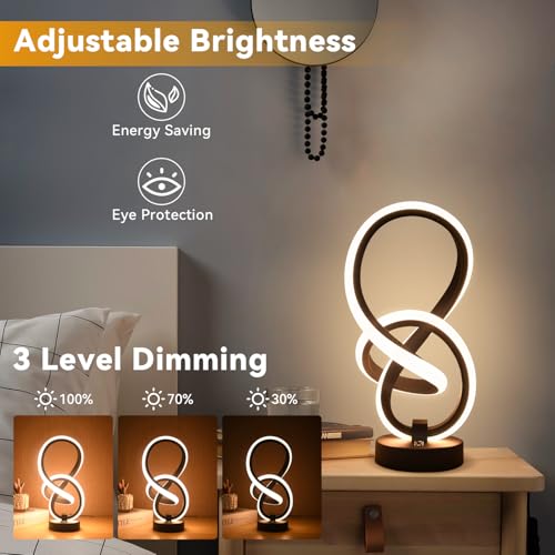 Vocevos-Bedside-Table-Lamp-Set-of-2-LED-Spiral-Modern-Table-Lamp-Nightstand-for-Bedroom-3-Way-Dimmable-7-Colors-10-Modes-RGB-Lamp-Ambient-Lighting-Gifts