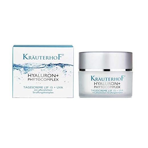 Kräuterhof® Hyaluron Phytokomplex Tagescreme, Anti Aging, LSF15, 50 ml