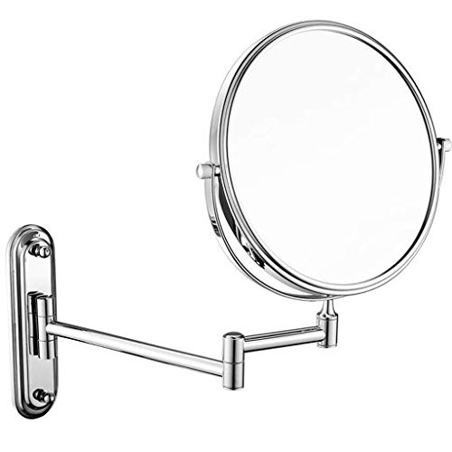 Miroir de maquillage extensible et pivotant double face - 7
