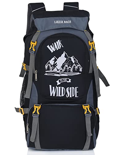 Image of Liker Bag Rucksack Hiking Daypack, Wild Life, for Women, Men, Girls, Camping, Travelling