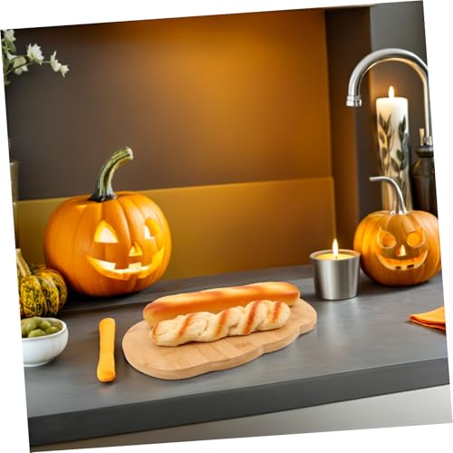 Bandeja de calabaza para queso fácil de limpiar en Halloween 6