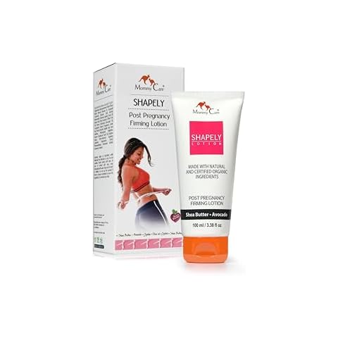 Mommy Care Shapely Post Pregnancy Firming Lotion With Laminaria and vitamin E Postpartum Belly Firming Cream Tummy Tightening for After Pregnancy Certified Organic (1 Bottle 3.38 fl.oz) Cover