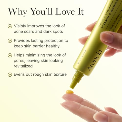 Image of Arencia Vitamin C Booster Shot Serum with Glutathione, Niacinamide and Vitamin E for Dark Spot Care, Fine Lines & Wrinkles, Glass Skin, Korean Skincare 10ml /0.33 fl.oz
