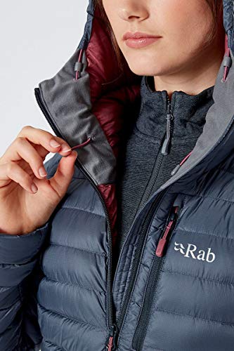 Rab Women's Microlight Alpine Down Jacket For Hiking, Climbing, And Skiing - Steel - Small #TOP5