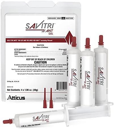 Atticus Savitri Ant Gel Bait (4 x 30 Grams) - Indoor and Outdoor Ant Killer