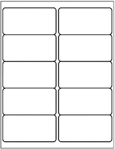 10 Up - Shipping Address Labels - 2" x 4" - 1000 Labels