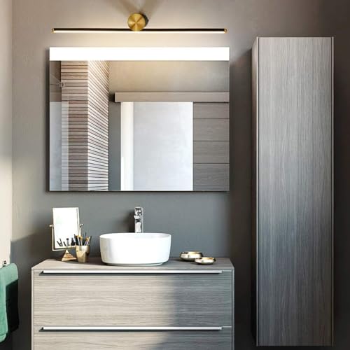 Image of 6W LED Picture Light /Wall Light for Mirror & Painting | Modern Gold & Black Wall Lamp | Warm White Decorative Light for Bedroom, Living Room, Bathroom | 2 Year Warranty