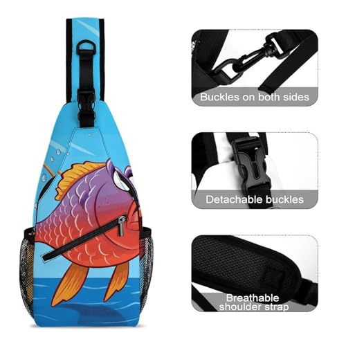 Bolso bandolera multifuncional para viaje y senderismo miniatura 3
