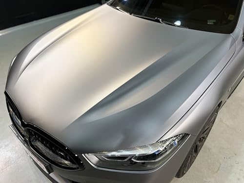 Image of ColorFusion PPF by VViViD, Gunmetal Satin Stealth Metallic Dry Apply PPF Vinyl Car Wrap Roll 1ft x 5ft