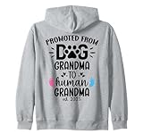 Photo Gallery promoted from dog grandma to human grandma est 2025 new nana felpa con cappuccio Photo Gallery promoted from dog grandma to human grandma est 2025 new nana felpa con cappuccio