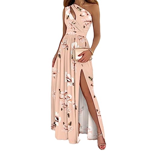 Robe pour femmes élégante imprimée Anotherchills vêtement de fête confortable rose 2XL