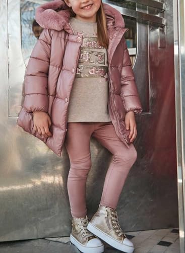 Mayoral Compl.Leggings Camoscio Per Bambine E Ragazze Marrone 9 Anni (134Cm) - 3