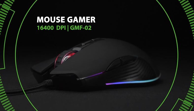 Mouse Gamer XZONE, 16400 DPI, 7 Botões - GMF-02 | Amazon.com.br