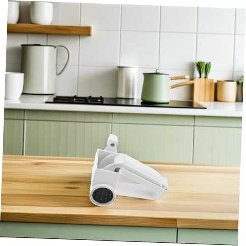 Rallador giratorio de queso Lurrose 2 pcs blanco miniatura 7
