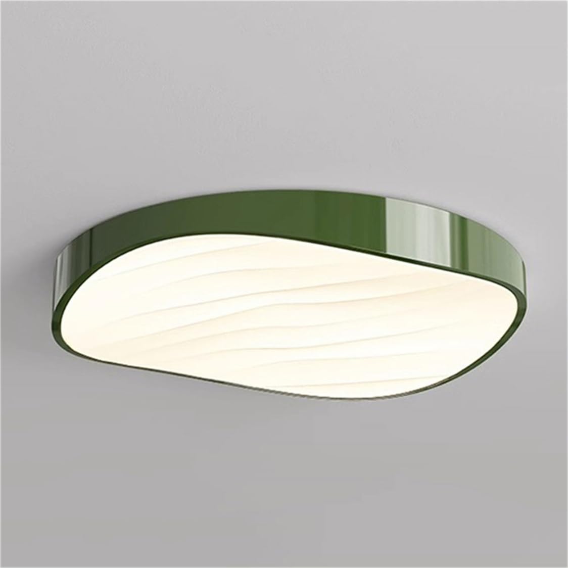JXYDJH Modern Glossy Ceiling Light Fixture Circle Flush Mount LED Ceiling Lamp