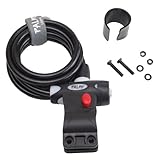 PALMY(パルミー) ダストカバー付ワイヤーロック P-555/Φ8×1800mm ブラック