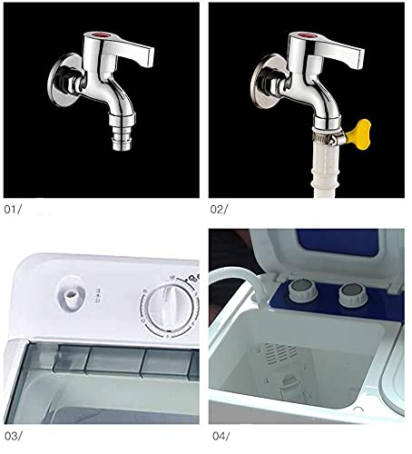 Image of hose pipe 3 Mtr washing machine Fully Semi automatic Water inlet Flexible long pipes front load and top loading Washing Machines (Size 3 Meter,Color-Multi, Material-Plastic)