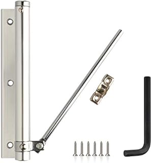Onarway Light Duty Door Closer Springs Loaded Auto/Automatic Adjustable Surface Mounted for Light Weight Indoor Doors, Easy to Install