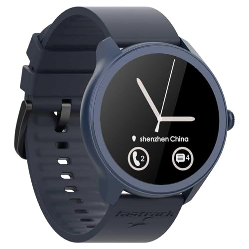 Image of Fastrack Reflex Invoke Blue Smart Watch 1.39 inch Super UltraVU Display