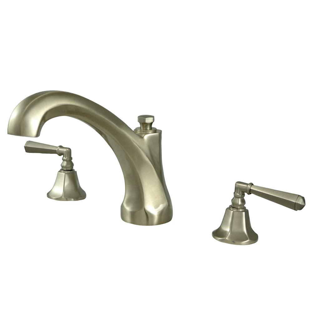 Kingston Brass ks432. HL Metropolitana generalizado romana Tub Filler Grifo con met,