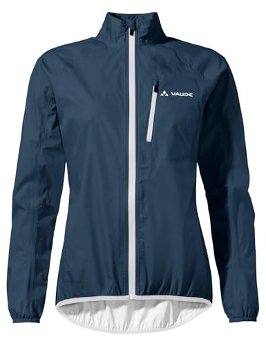 VAUDE Women's Drop Jacket III Chaqueta, Dark Sea Uni, 38 Mujeres