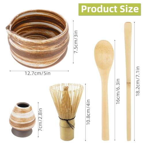 Kit de fabrication de matcha 5 pièces le coffret cadeau idéal pour thé - 3