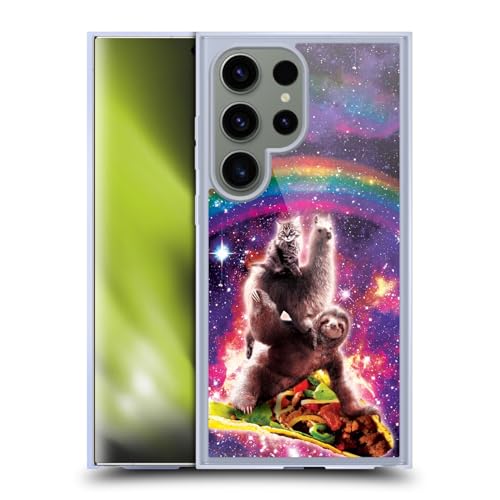 Eviter les Rayures Samsung S24 Ultra Coque MagSafe Chat Lama Espace Fun